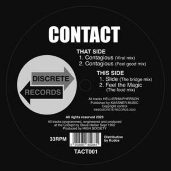 Cover for Contact · Contagious (LP) (2023)