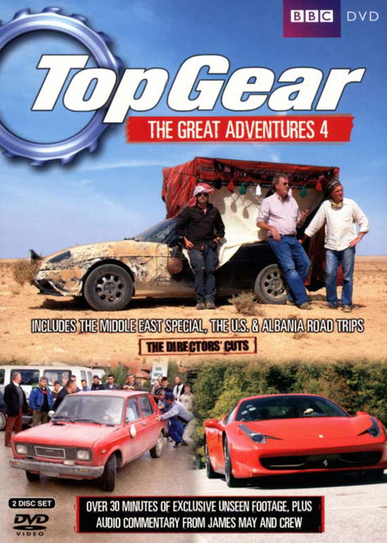 Cover for Top Gear - the Great Adventure · Top Gear: The Great Adventures 4 (DVD) (2011)