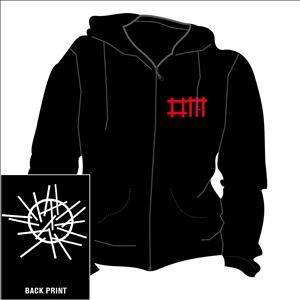 Cover for Depeche Mode · Dm Logo Black (Hoodie) [size M] (2011)