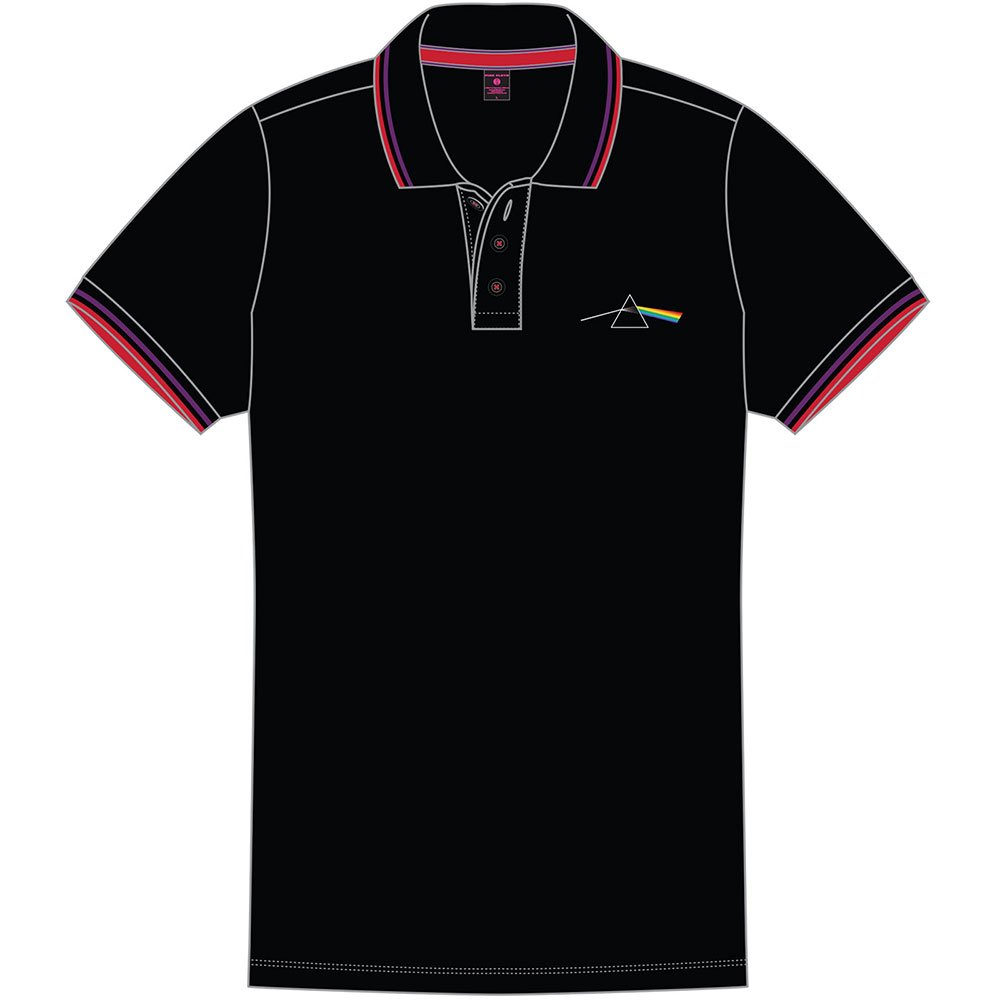 Pink Floyd Unisex Polo Shirt Dark Side of the Moon Prism Clothing Gender-Neutral Adult Clothing Tops & Tees Polos 