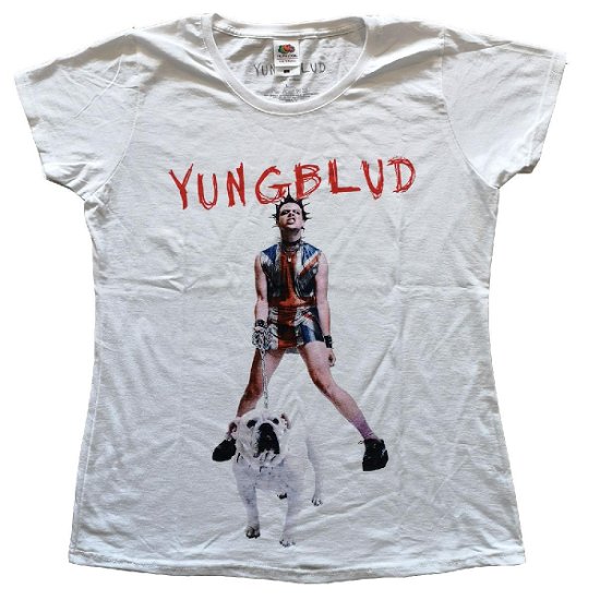 Cover for Yungblud · Yungblud Ladies T-Shirt: Strawberry Lipstick (T-shirt) [size M] [White - Ladies edition]