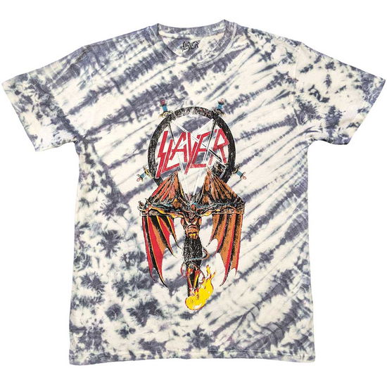 Slayer Unisex T-Shirt: Winged Crucifix (Wash Collection) - Slayer - Merchandise -  - 5056737259681 - June 13, 2024