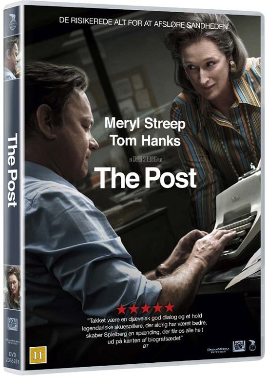 Cover for Meryl Streep / Tom Hanks · The Post (DVD) (2018)