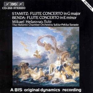 Flute Concerto in G - Benda / Saraste / Mikael Hensinki Chamber Orch - Musikk - Bis - 7318590002681 - 22. september 1994
