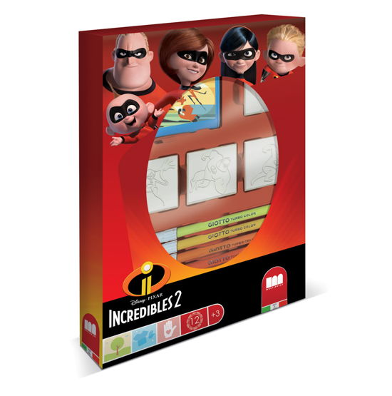 Cover for Multiprint 7968 · Multiprint 7968 - Box 4 Timbri - Incredibles 2 (MERCH)