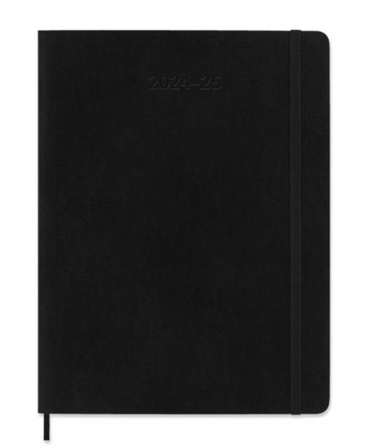 Cover for Moleskine · Moleskine 2025 18-Month Weekly XL Softcover Notebook: Black (Paperback Book) (2024)