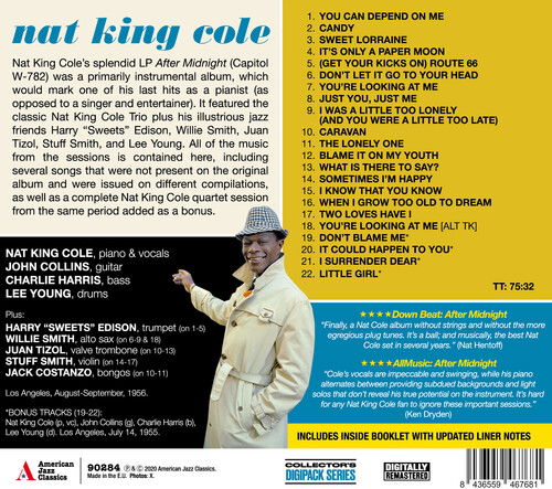 The Complete After Midnight Sessions (+4 Bonus Tracks) - Nat King Cole - Musique - AMERICAN JAZZ CLASSICS - 8436559467681 - 17 avril 2020