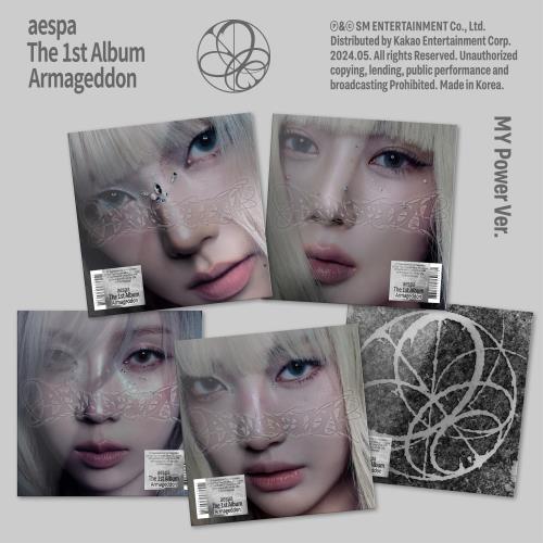 Cover for Aespa · Armageddon (CD/Merch) [My Power edition] [W. Soundwave Photocard] (2024)