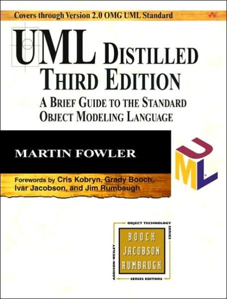 Cover for Martin Fowler · UML Distilled: A Brief Guide to the Standard Object Modeling Language - Addison-Wesley Object Technology Series (Paperback Bog) (2003)