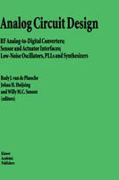 Van De Plass · Analog Circuit Design: RF Analog-to-Digital Converters; Sensor and Actuator Interfaces; Low-Noise Oscillators, PLLs and Synthesizers (Hardcover Book) (1997)