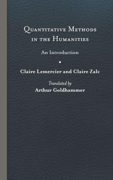 Cover for Claire Lemercier · Quantitative Methods in the Humanities: An Introduction (Hardcover Book) (2019)