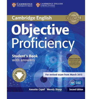 Cover for Annette Capel · Objective Proficiency Student's Book Pack (Student's Book with Answers with Downloadable Software and Class Audio CDs (2)) - Objective (Book) [2 Revised edition] (2013)