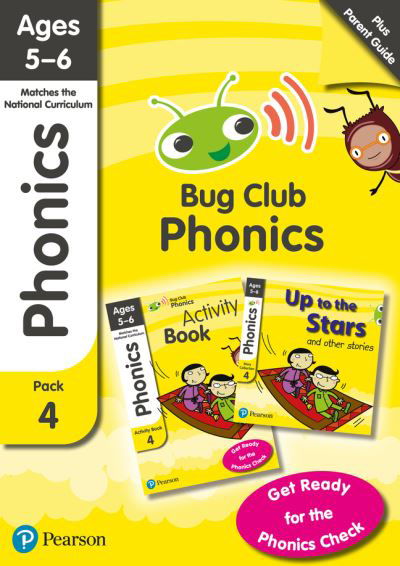 Cover for Rhona Johnston · Phonics - Learn at Home Pack 4 (Bug Club), Phonics Sets 10-12 for ages 5-6 (Six stories + Parent Guide + Activity Book) - BUG CLUB (Buch) (2021)