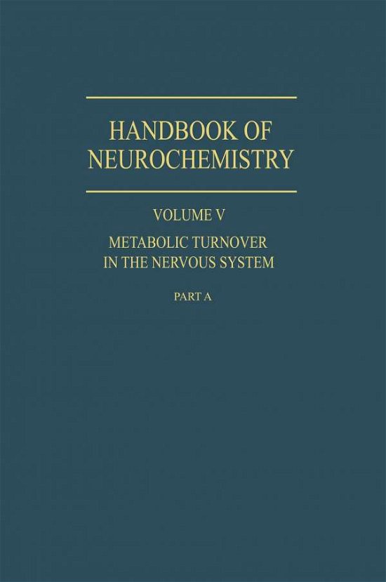 Sidney Roberts · Metabolic Turnover in the Nervous System (Paperback Bog) [1971 edition] (2013)