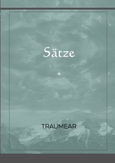 Cover for Traumear · Sätze (Buch) (2022)