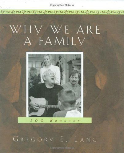 Cover for Gregory Lang · Why We Are a Family (Hardcover Book) (2005)