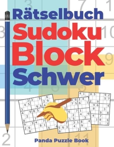 Cover for Panda Puzzle Book · Ratselbuch Sudoku Block Schwer (Pocketbok) (2019)