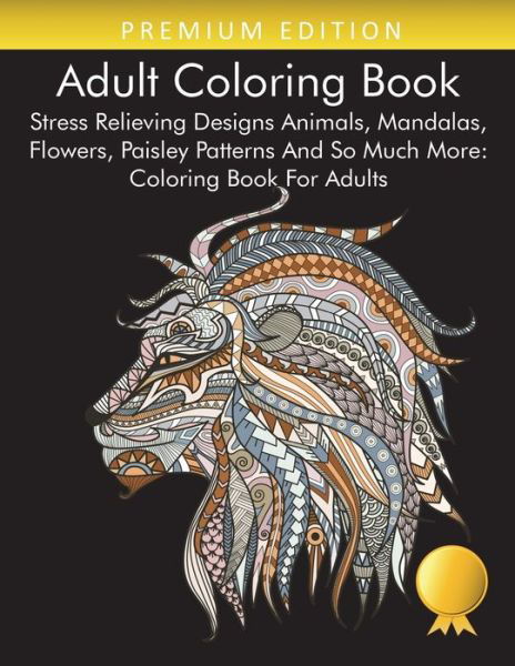 Cover for Coloring Books for Adults Relaxation · Adult Coloring Book (Paperback Book) (2024)