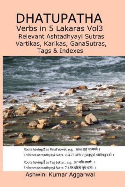 Cover for Ashwini Kumar Aggarwal · Dhatupatha Verbs in 5 Lakaras Vol3 (Paperback Book) (2017)