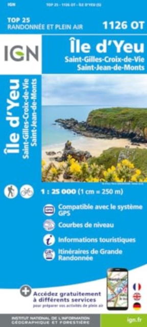 Cover for Ile d'Yeu / St-Gilles-Croix-de-Vie / St-Jean-de-Monts - TOP 25 (Map) (2024)