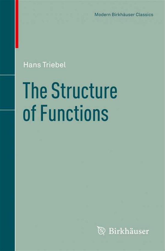 Cover for Hans Triebel · The Structure of Functions - Modern Birkhauser Classics (Paperback Book) [Reprint of the 1st edition 2001 by Birkhauser Verl edition] (2012)