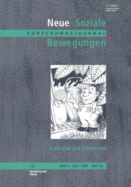 Cover for Ansgar Klein · Subkultur Und Subversion (Paperback Book) [1995 edition] (1995)