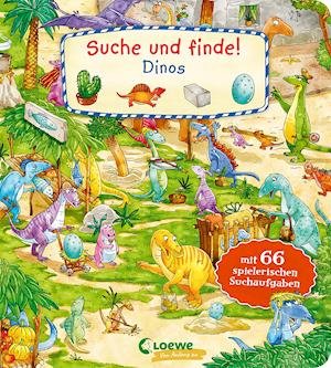 Suche und finde! - Dinos - Joachim Krause - Bøker - Loewe Verlag GmbH - 9783743211681 - 11. august 2021
