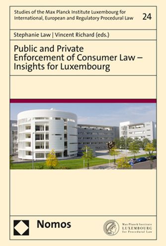 Cover for Stephanie Law · Public and Private Enforcement of Consumer Law - Insights for Luxembourg (Inbunden Bok) (2021)