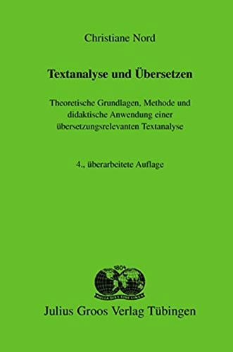 Cover for Nord · Textanalyse und Übersetzen (Book)