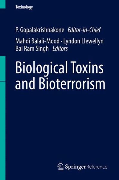 Cover for P Gopalakrishnakone · Biological Toxins and Bioterrorism - Toxinology (Hardcover Book) [2015 edition] (2015)