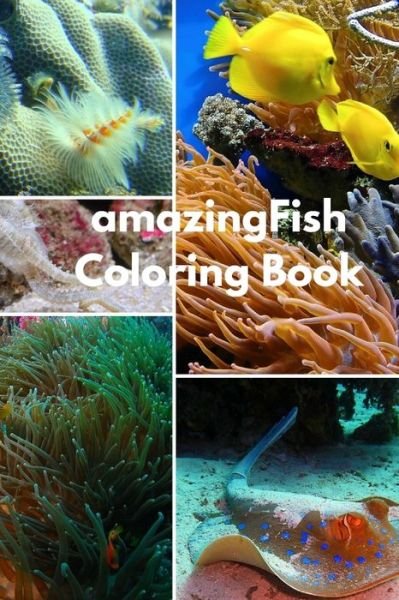 Cover for Amno Edition · Amazing Fish Coloring Book: For Kids Ages 2-6 Sea Animals Ocean Creatures Great and small fish, and big undersea Adventure. : 6inchx9inch 99 pages, white paper, coloring book. (Taschenbuch) (2022)