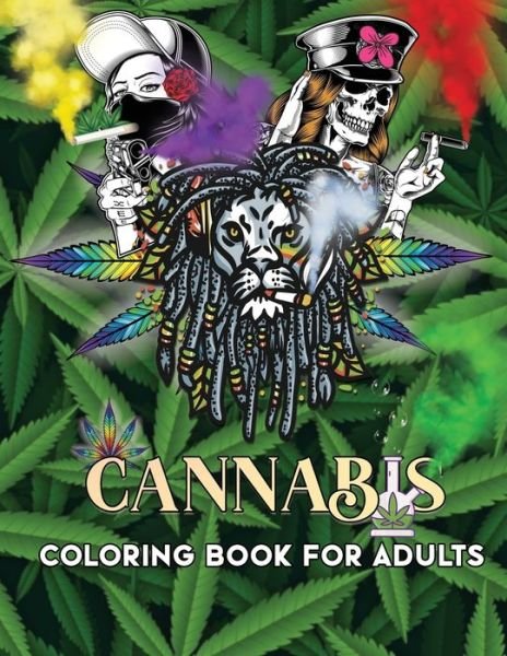 Cover for Sj Productions · Cannabis Coloring book for Adults (Pocketbok) (2021)