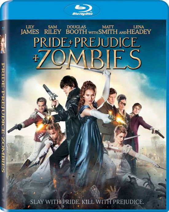 Cover for Pride &amp; Prejudice &amp; Zombies (Blu-ray) (2016)