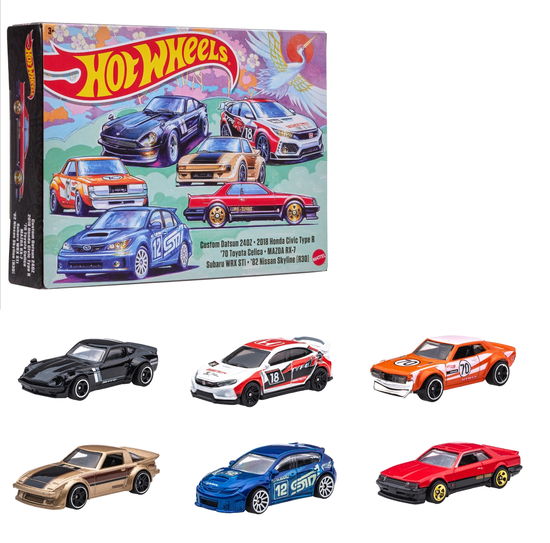 Hlk49 1/64 Hotwheels Japan Themed 6 Pack Asst -  - Merchandise - T - 0194735113682 - 