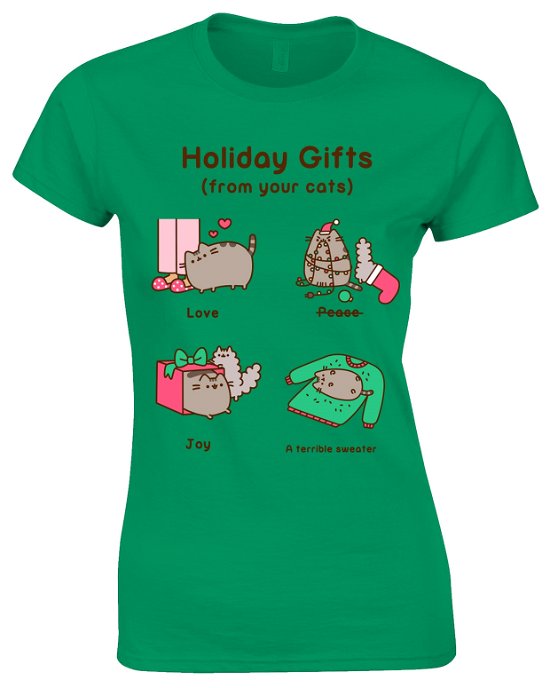 Cover for Pusheen · Holiday Gifts (T-shirt) [Green edition] (2016)