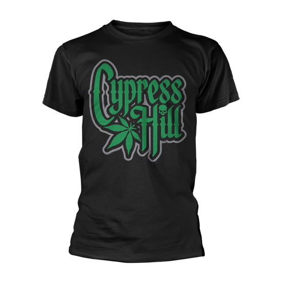 Cypress Hill: Logo Leaf (T-Shirt Unisex Tg. L) - Cypress Hill - Andet - PHM - 0803343182682 - 26. marts 2018