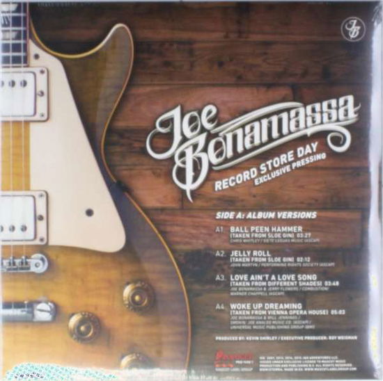 Record Store Day Exclusive Pressing - Rsd 2015 Release - Joe Bonamassa - Music - MASCOT RECORDS - 0819873011682 - April 18, 2015