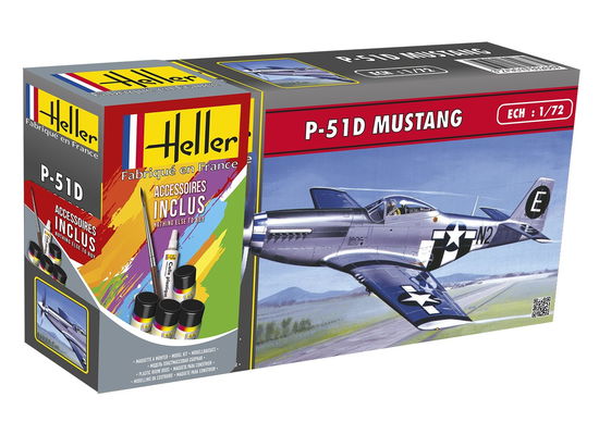 1/72 Starter Kit North American P-51 D Mustang - Heller - Gadżety - MAPED HELLER JOUSTRA - 3279510562682 - 