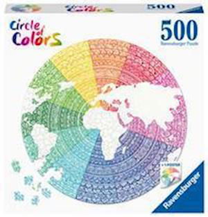 Mandala (500 Stukjes) - Round Puzzle Circle Of Colors - Brætspil -  - 4005556171682 - 