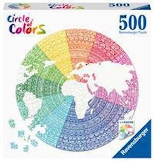 Cover for Round Puzzle Circle Of Colors · Mandala (500 Stukjes) (Pussel)