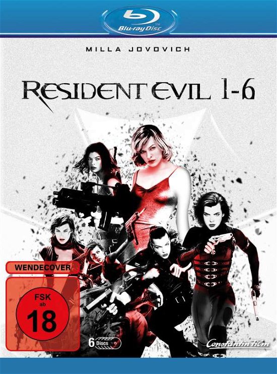 Cover for Milla Jovovich,michelle Rodriguez,eric Mabius · Resident Evil 1-6 (Blu-ray) (2020)