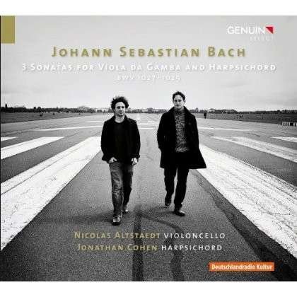 Cover for Bach / Altstaedt / Cohen · 3 Sonatas for Viola Da Gamba &amp; Harpsichord (CD) (2013)