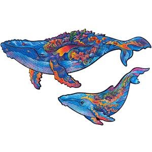 Cover for Unidragon · Unidragon Wooden Puzzle Jigsaw Milky Whales 129 X 78 Inches 172 Pieces (Toys)