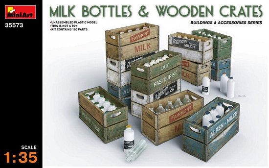 Cover for MiniArt · 1/35 Milk Bottles En Wooden Crates (Toys)