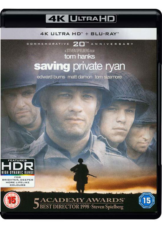 Cover for Fox · Saving Private Ryan - 4K Uhd (Blu-ray) (2018)