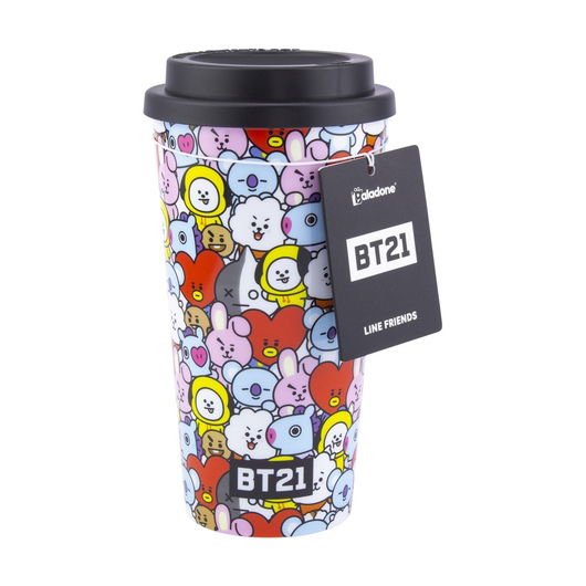 BT21 Travel Mug - Bt21 - Produtos - BT21 - 5055964736682 - 23 de janeiro de 2020