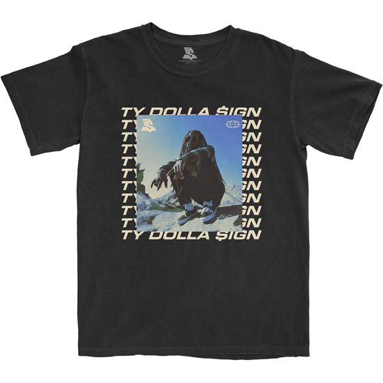 Ty Dolla Sign Unisex T-Shirt: Global Square (Black) - Ty Dolla Sign - Fanituote -  - 5056368698682 - keskiviikko 22. syyskuuta 2021