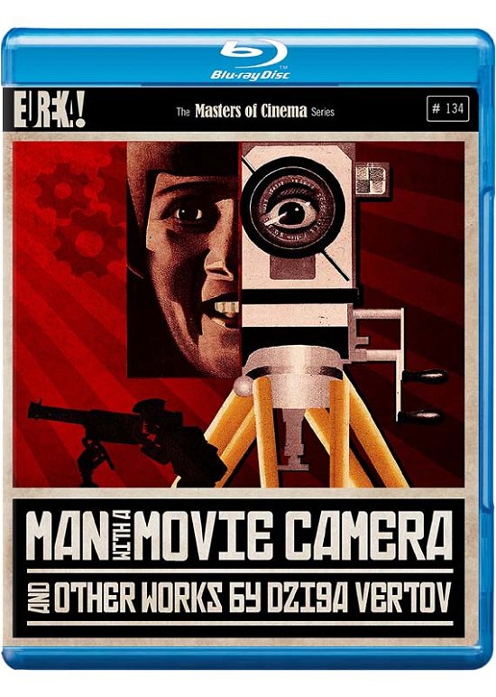 Cover for MAN WITH A MOVIE CAMERA  FOUR FILMS Masters of Cinema Bluray REISSUE · Man With A Movie Camera (Blu-ray) (2017)