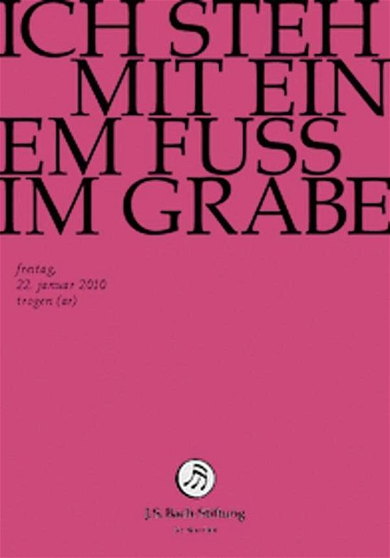 Cover for J.S. Bach-Stiftung / Lutz,Rudolf · Ich Steh Mit Einem Fuss Grabe (DVD) (2014)