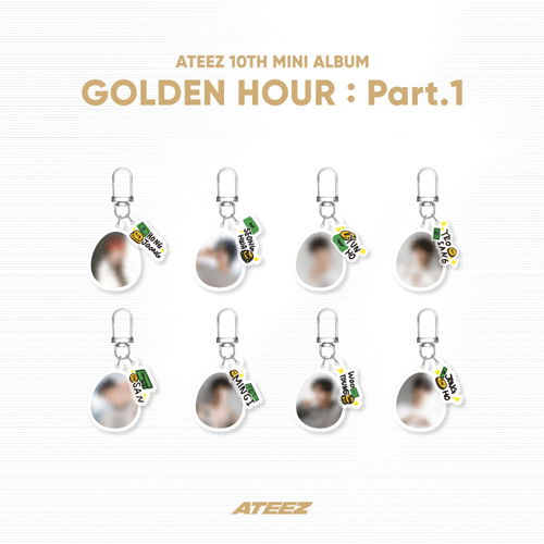 Golden Hour pt. 1 - Acrylic Keyring - ATEEZ - Merchandise - KQ Ent. - 8800240228682 - July 20, 2024